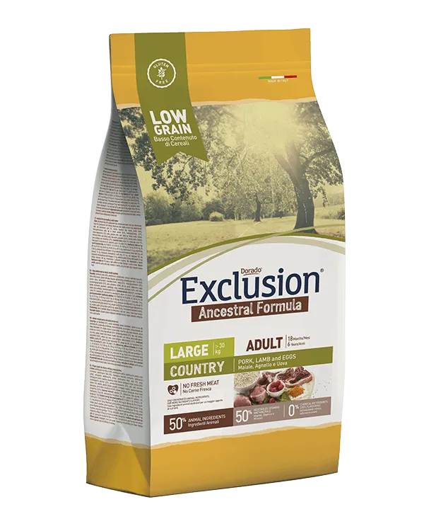 Exclusion Country Adult Large (Поросенок, ягненок, яйца) 12 кг