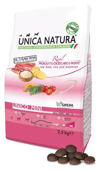 Unica Natura Unico Mini (Сыровяленая ветчина, рис, картофель)
