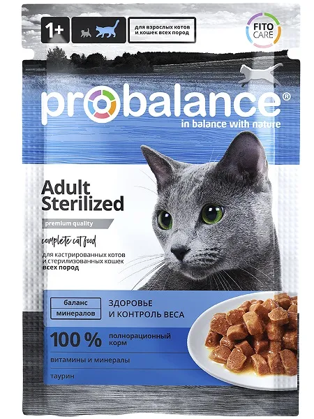 ProBalance Консервированный корм Sterilized Cat ProBalance Консервированный корм Sterilized Cat