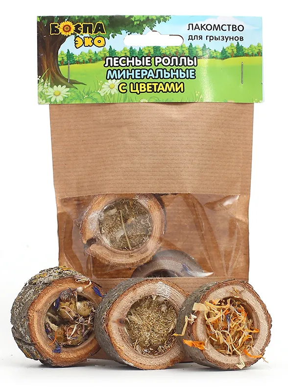 БОСПА ЭКО Лесные роллы Минеральные с цветам