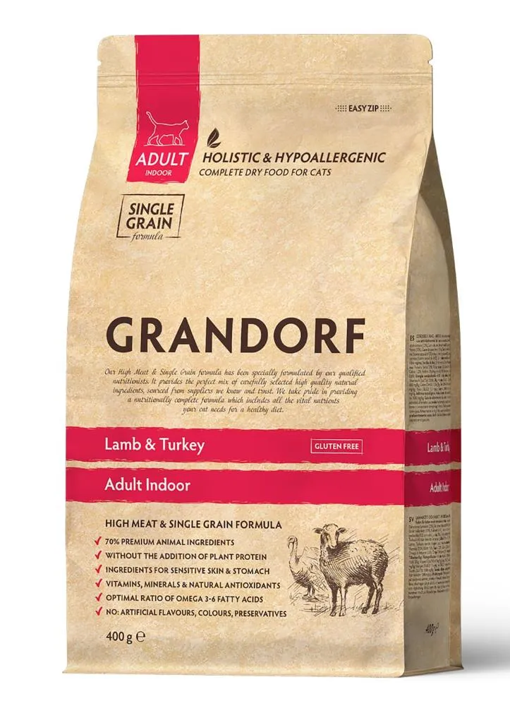 Grandorf Adult Indoor (Ягненок, индейка)