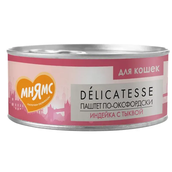 Мнямс Delicatesse Паштет по-оксфордски для кошек, 100 г
