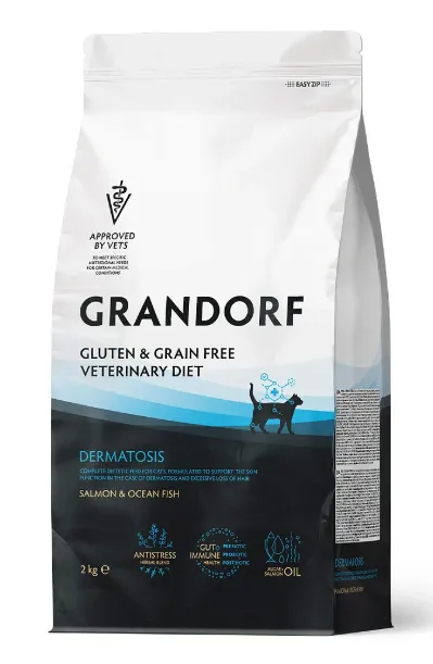 Grandorf Vet Cat Dermatosis (Лосось)