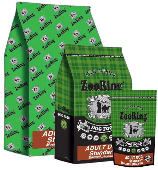 ZooRing Adult Dog Standart (Мясной рацион), 10 кг