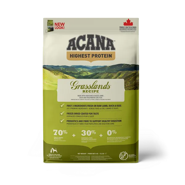 Корм ACANA GRASSLANDS Dog (Ягненок)