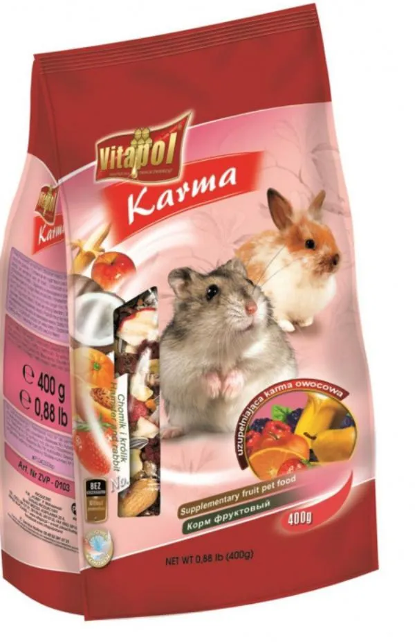 Vitapol Фруктовый корм для хомяка и кролика