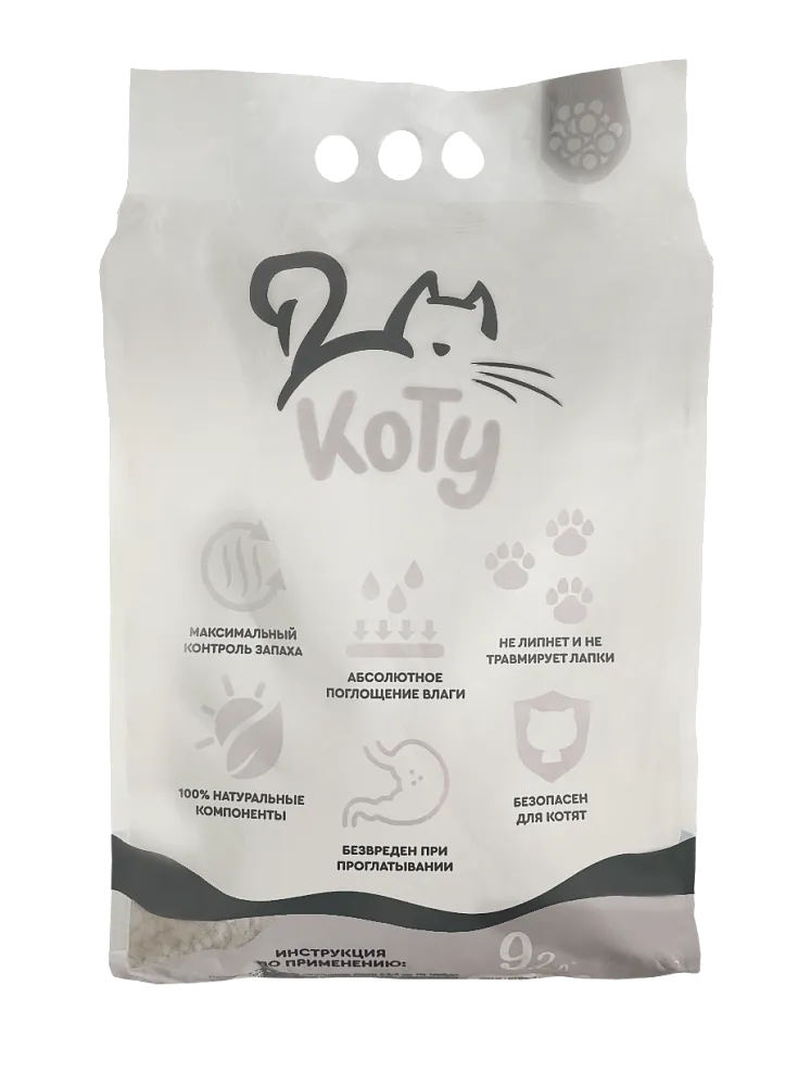 КОТУ комкующийся минеральный наполнитель