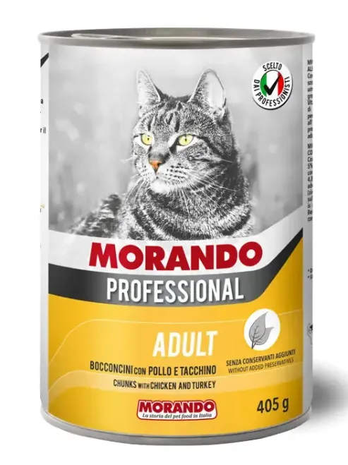 Morando Professional Cat Паштет с курицей и индейкой (консервы), 400 г