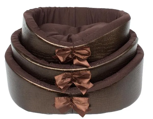 ДиАнКари Лежанка "Турецкий хлопок" (Коричневый)