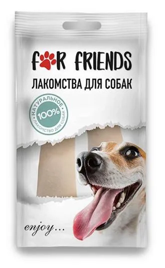 For Friends Кость жилованная натуральная для собак