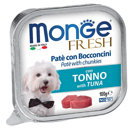 Monge Dog Fresh Pate (Тунец)