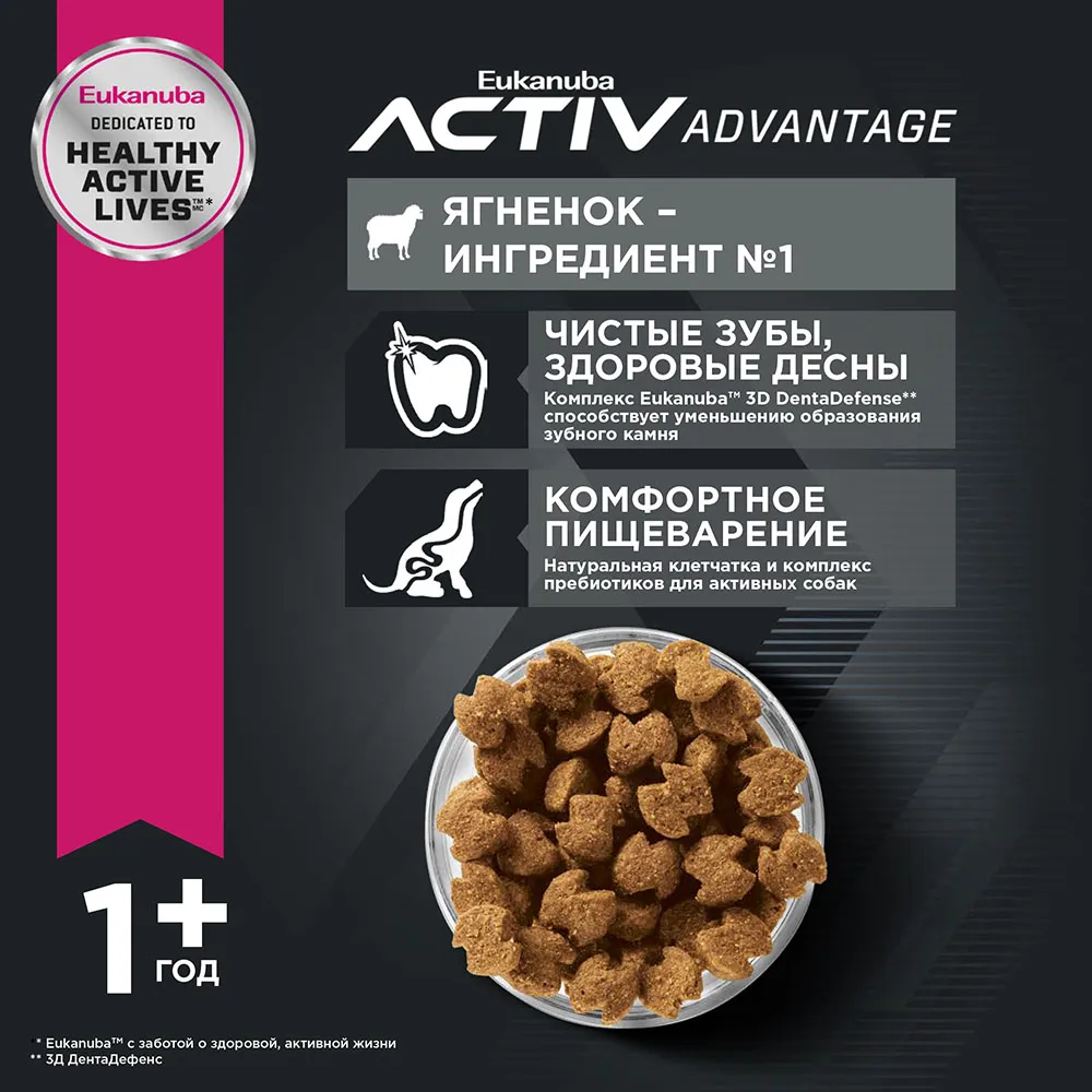 Eukanuba Adult All Breed (Ягненок)