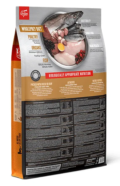 ORIJEN ORIGINAL CAT (Курица, индейка, рыба)