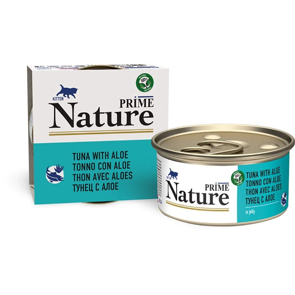Prime Nature Консервы (Тунец с алоэ в желе) для котят