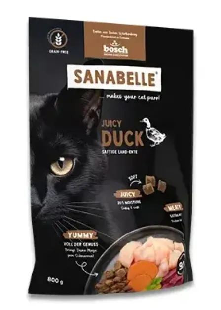 Корм Bosch Sanabelle Juicy Adult (Утка) для кошек