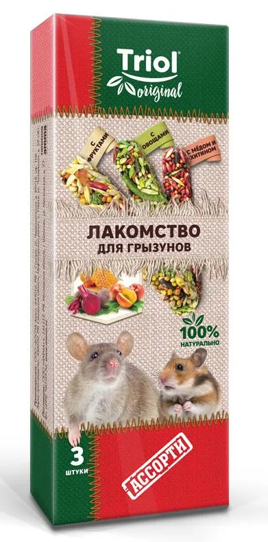 Triol Original Лакомство для грызунов АССОРТИ