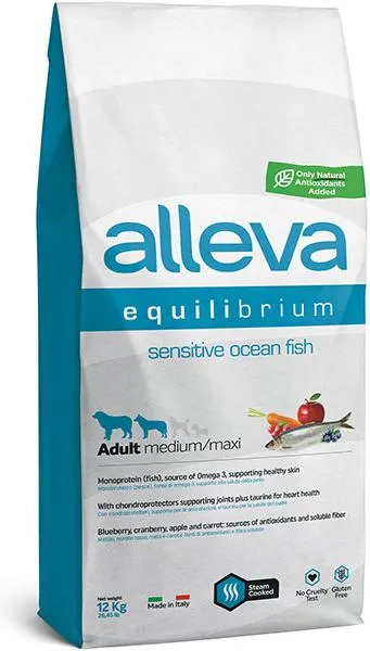 Alleva Equilibrium Sensitive Adult Medium/Maxi (Океаническая Рыба)