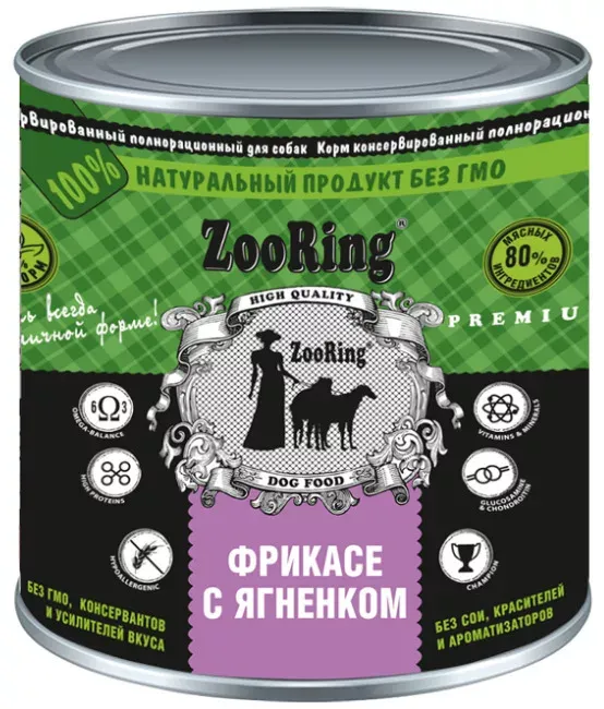 ZooRing Dog Паштет (Фрикасе с ягненком)