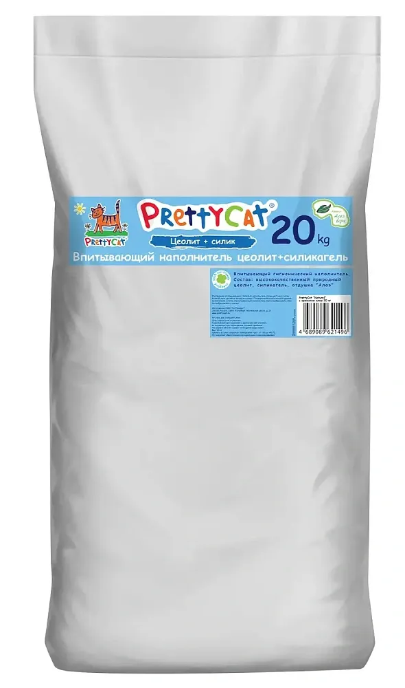 PrettyCat Наполнитель глиняный Naturel (Алоэ)