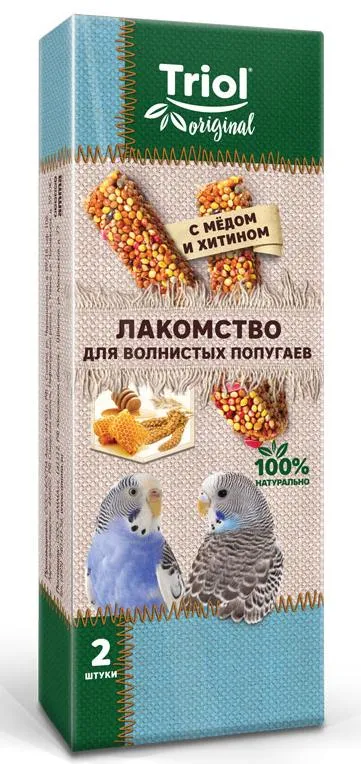 Triol Original Лакомство для попугаев с медом и хитином