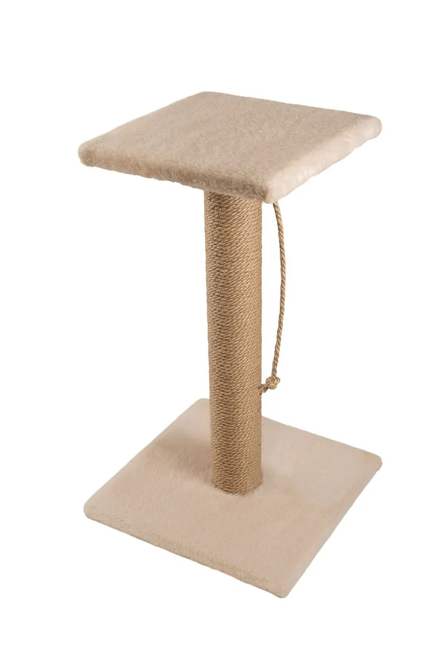 Cat House Когтеточка - столбик с полкой, 70 см, джут