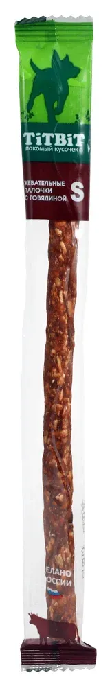 ТИТБИТ Жевательные палочки с говядиной для собак