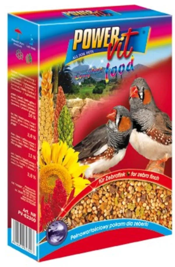 Power Vit Полнорационный корм для зебровой амадины
