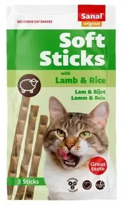 Sanal Палочки для кошек (ягненок, рис)
