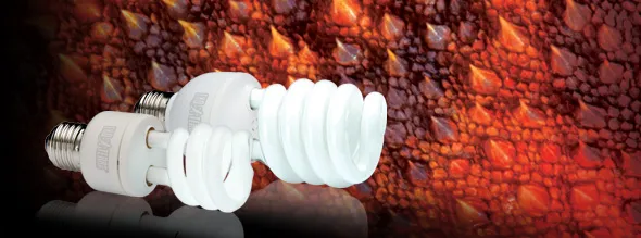 Exo Terra Лампа Reptile UVB200 Compact