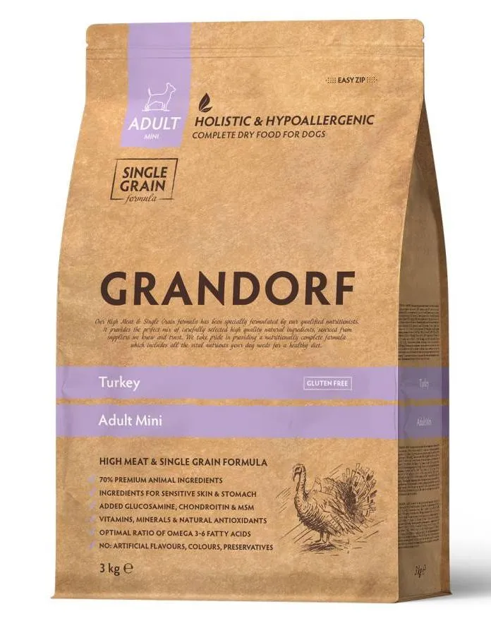 Grandorf Adult Mini (Индейка), 1 кг