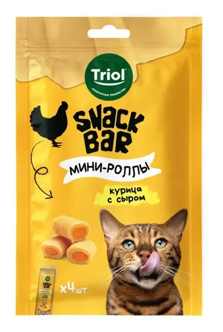 Triol Snack Bar Мини-роллы с начинкой из курицы с сыром