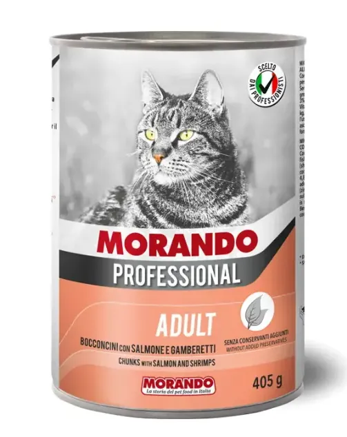 Morando Professional Кусочки в соусе (Креветки и лосось), 405 г