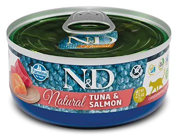 Консервы Farmina N&D Natural Cat (Тунец, лосось)