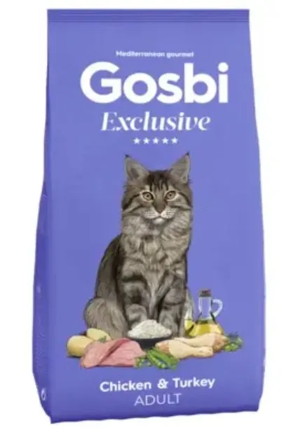 Gosbi Exclusive Adult Cat (Курица, индейка)