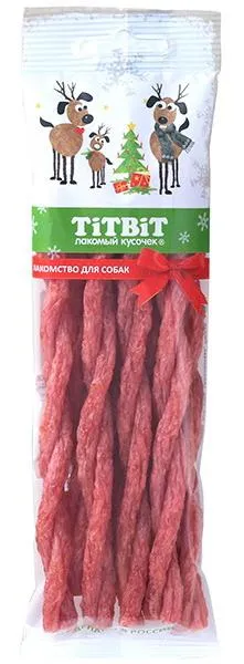 ТИТБИТ Колбаса Экстра для собак (Новогодняя коллекция) 75 г