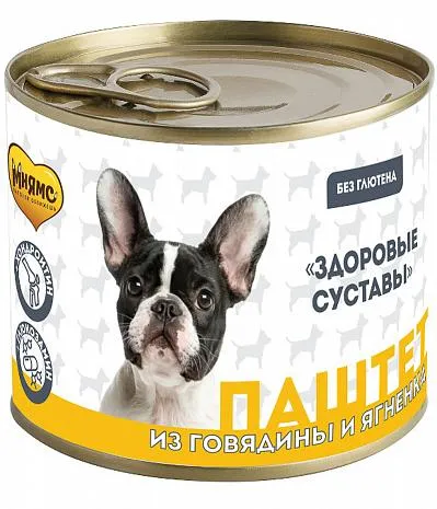 Мнямс Паштет из говядины и ягненка для собак Здоровые суставы