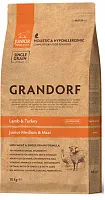 Grandorf Junior Medium & Maxi (Ягненок и индейка)