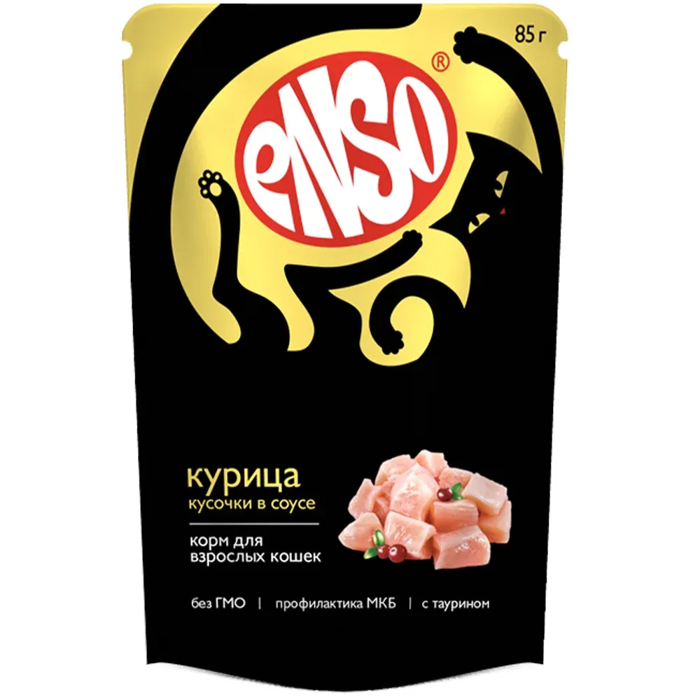 ENSO Пауч для кошек (Курица в соусе), 85 г