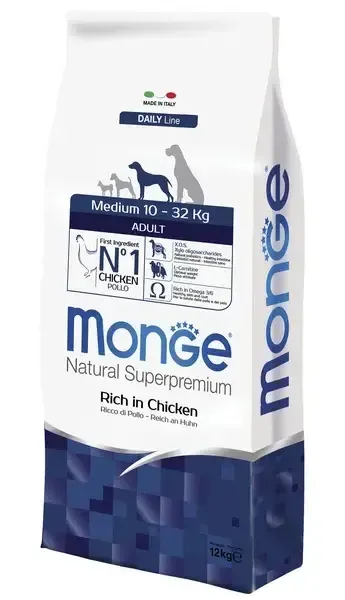 Monge Dog Daily Medium Adult (Курица, рис)