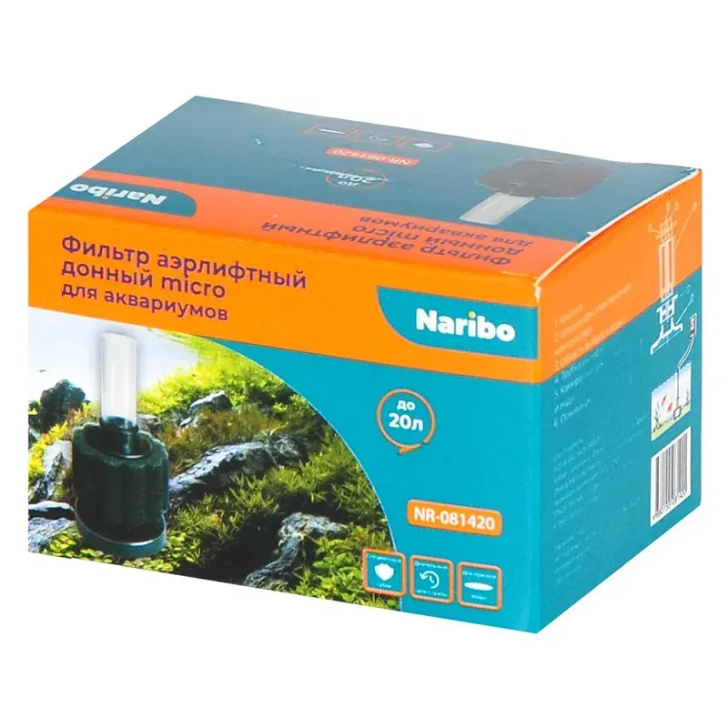 Naribo Фильтр аэрлифтный донный micro