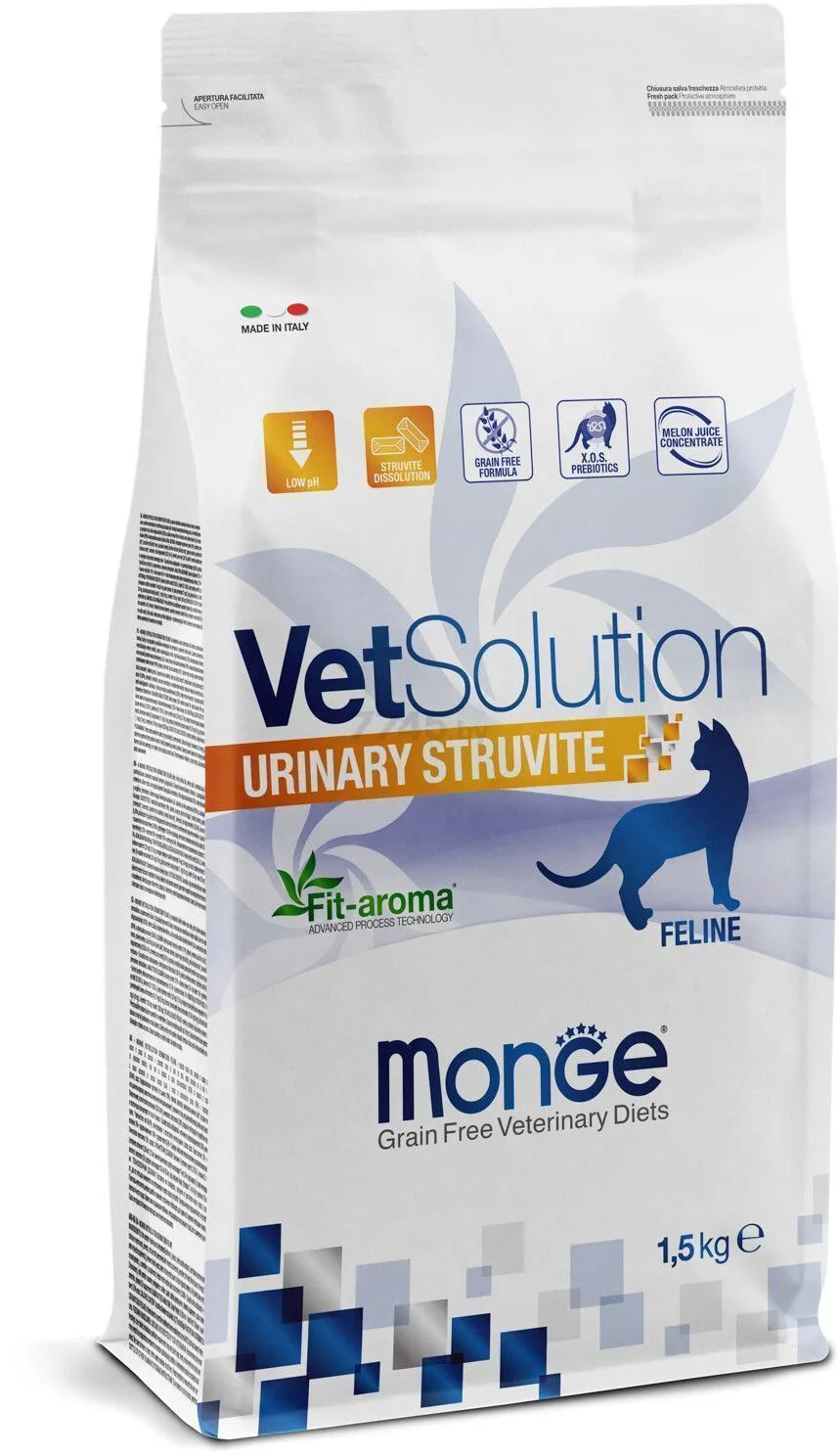 Monge VetSolution Urinary Struvite Cat ветеринарный корм для кошек