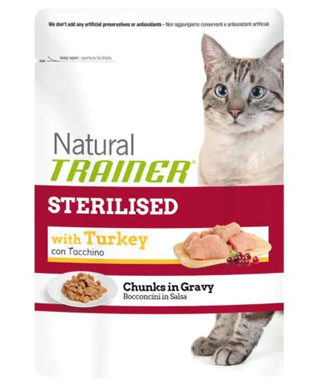 Trainer Natural Pouch Turkey Sterilised 85 г