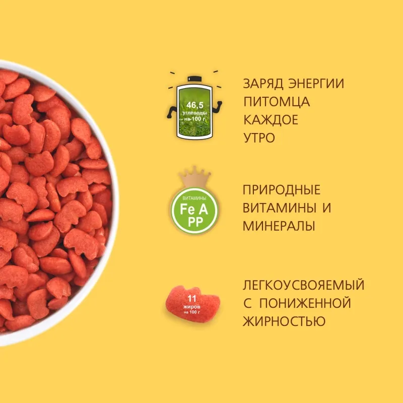 ТИТБИТ Хрустящий завтрак с говядиной