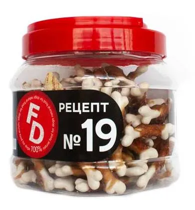 For Dogs Рецепт №19 - Мясо куропатки на кальциевой косточке, 500 г