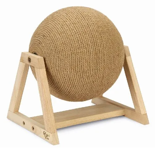 Beeztees Когтеточка ГЛОБУС на деревянных ножках