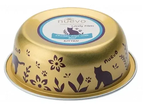 Nuevo Lovely Filet Kitten (Куриное филе, говядина), 85 г