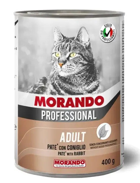 Morando Professional Cat Паштет с кроликом, 400 г