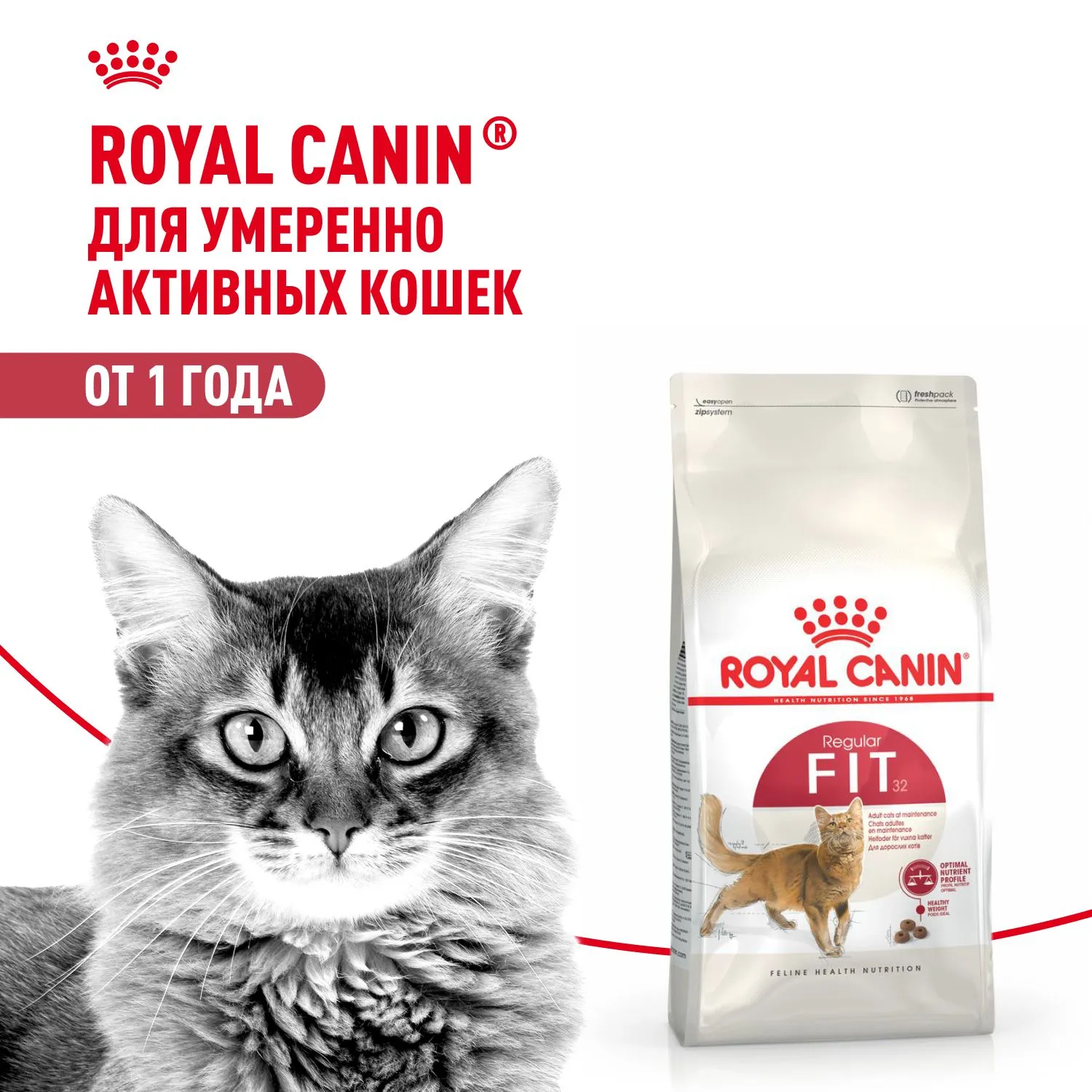 Корм Royal Canin Fit 32 для кошек