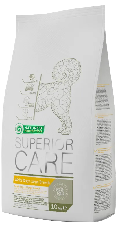 Nature"s Protection SC White Dogs Adult Large Breeds, 10 кг