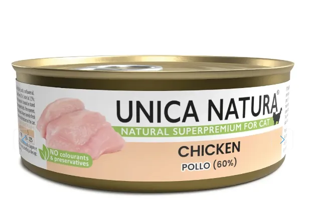 Unica Natura Консерва для кошек (Курица)